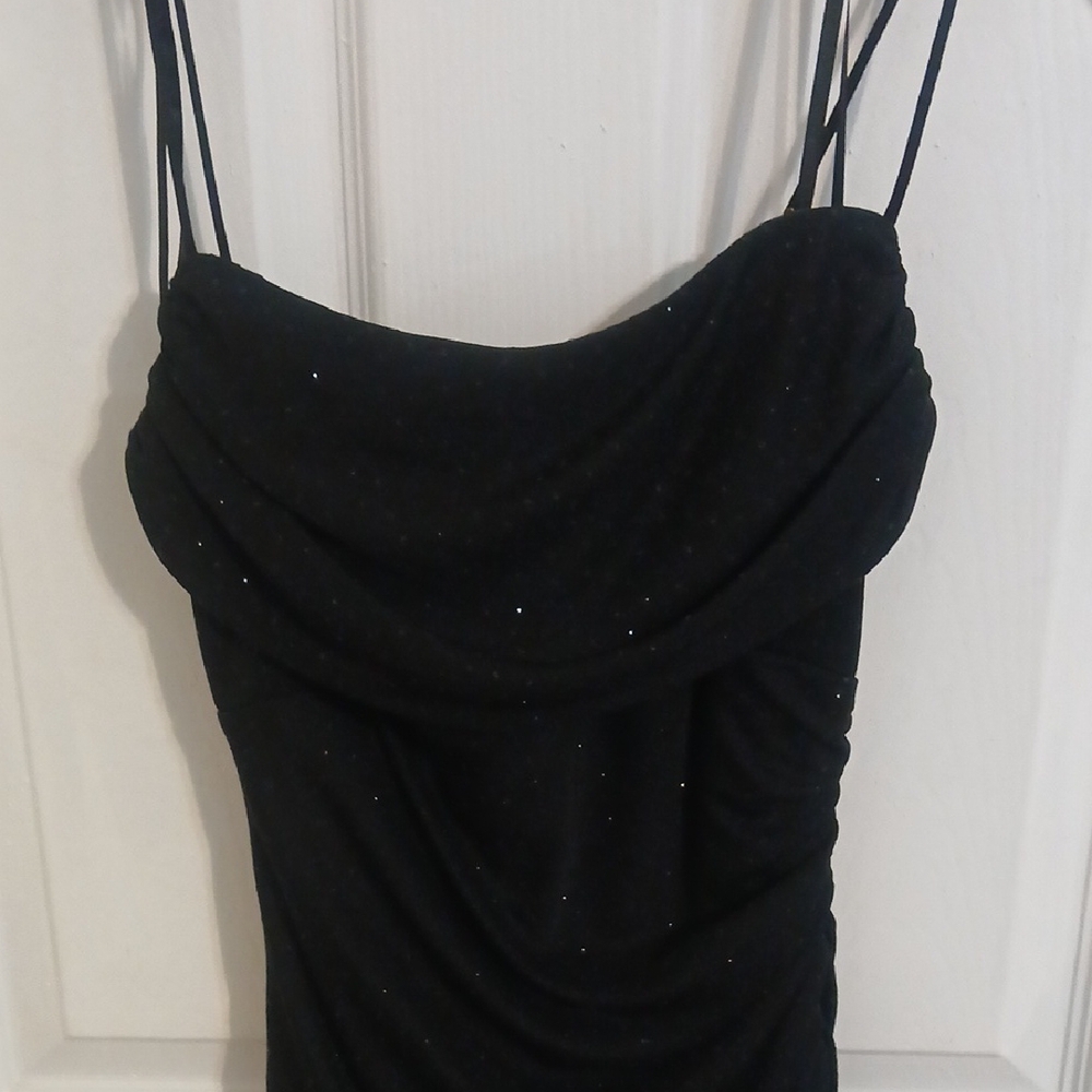 Betsy & Adam Black Prom Dress